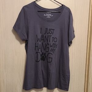 Torrid Gray Dog Hangout Tee